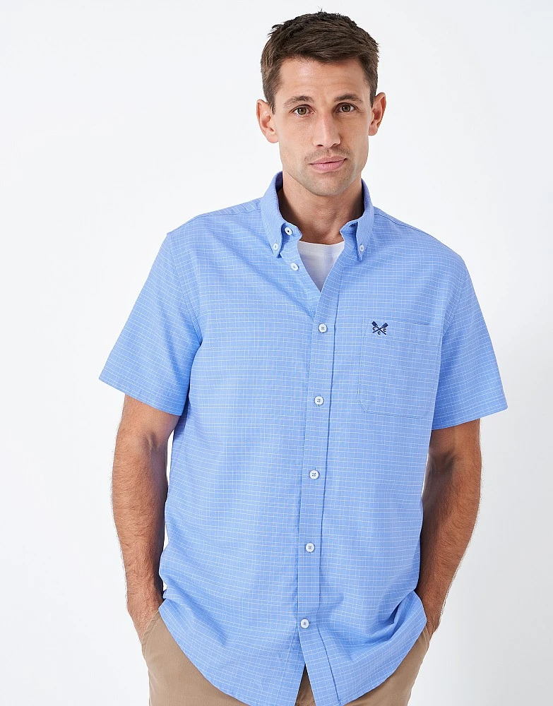 Short Sleeve Check Oxford Shirt 1 Short Sleeve Check Oxford Shirt