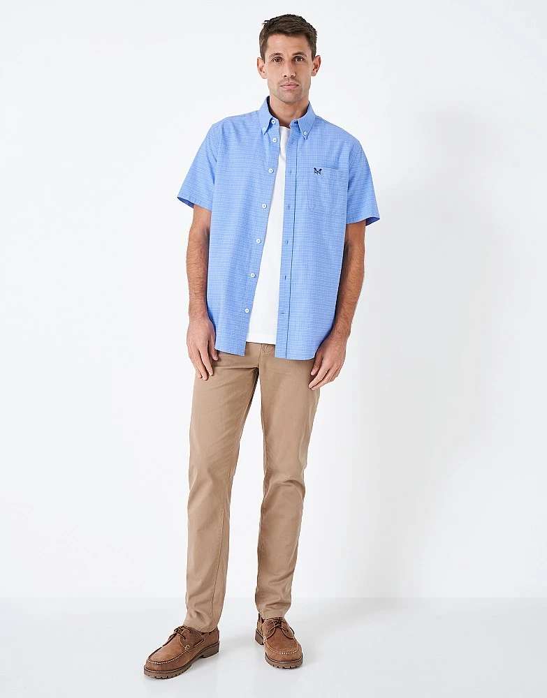 Short Sleeve Check Oxford Shirt 2 Short Sleeve Check Oxford Shirt - Image 2