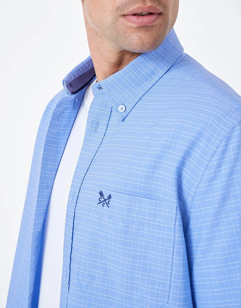 Short Sleeve Check Oxford Shirt 4 Short Sleeve Check Oxford Shirt - Image 4