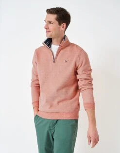 Birdseye Half Zip Sweatshirt