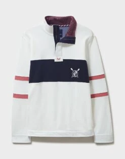 30th Collection Padstow Sweatshirt 9 30th Collection Padstow Sweatshirt -Crew Clothing MSD051 WHTLINEN 6