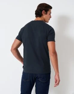 Ocean T-Shirt -Crew Clothing MSE003 DKNAVY 2