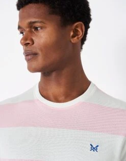 Pique T-Shirt -Crew Clothing MSE011 PRISPINK 3