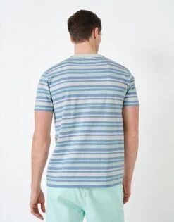 Stripe T-Shirt -Crew Clothing MSE016 MINTSTRIPE 2