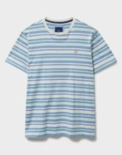 Stripe T-Shirt -Crew Clothing MSE016 MINTSTRIPE 6