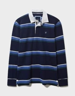 Birkby Rugby Shirt 9 Birkby Rugby Shirt -Crew Clothing MSE031 BLUEWHT 4