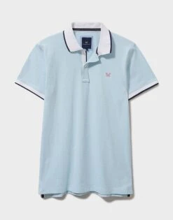 Stretch Oxford Polo Shirt -Crew Clothing MSE046 BLUE 6