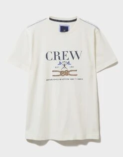 Graphic T-Shirt -Crew Clothing MSE070 ECRU 4