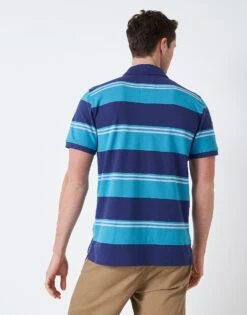 Penrith Polo Shirt 8 Penrith Polo Shirt -Crew Clothing MSE072 BLUES 3