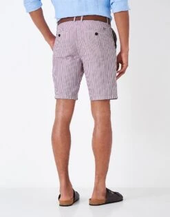 Oxford Stripe Shorts -Crew Clothing MSF017 WHTRAPROS 2