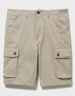 Cargo Stretch Shorts 9 Cargo Stretch Shorts -Crew Clothing MSF022 STONE 6