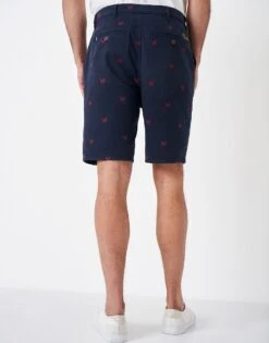 30th Collection Heritage Embroidered Bermuda Shorts -Crew Clothing MSF025 DKNAVY 2