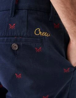 30th Collection Heritage Embroidered Bermuda Shorts -Crew Clothing MSF025 DKNAVY 3