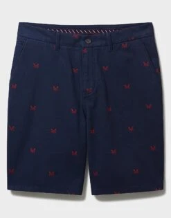 30th Collection Heritage Embroidered Bermuda Shorts -Crew Clothing MSF025 DKNAVY 6