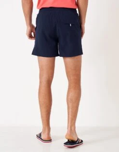 Plain Swim Shorts -Crew Clothing MSI001 HRTNAVY 2