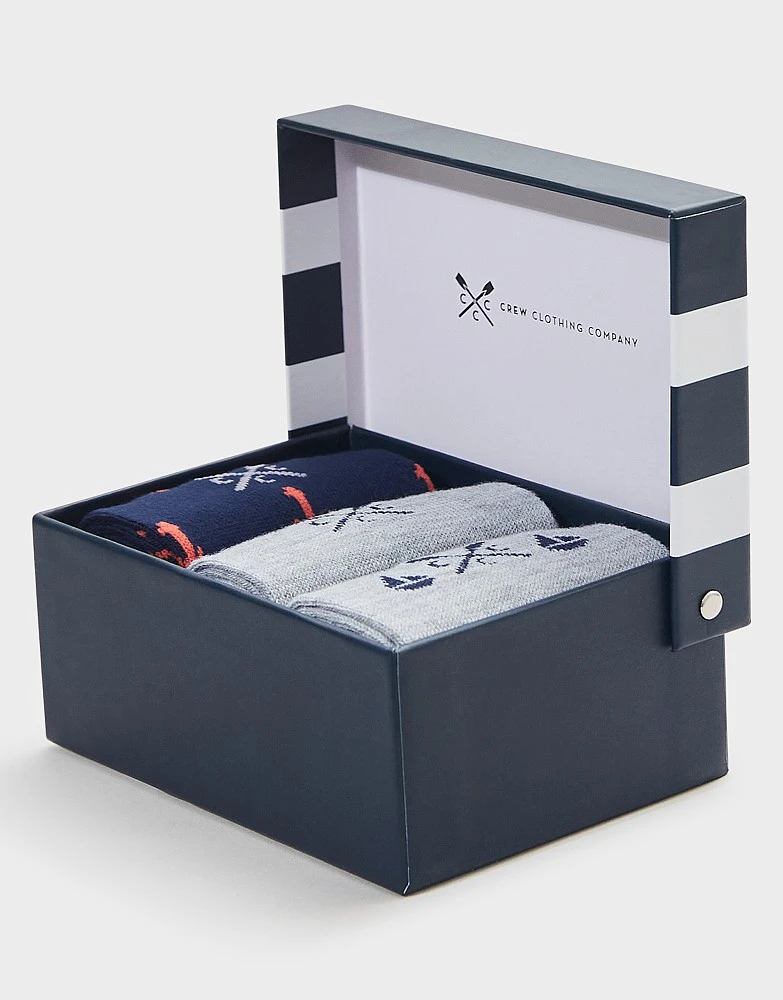 3 Pack Cotton Sock Box 2 3 Pack Cotton Sock Box - Image 2