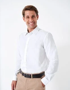 Slim Fit Plain Shirt