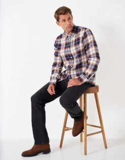 Brushed Darwin Check Casual Fit Shirt
