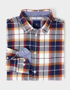 Brushed Darwin Check Casual Fit Shirt -Crew Clothing MTB037 PRIBLURED 6
