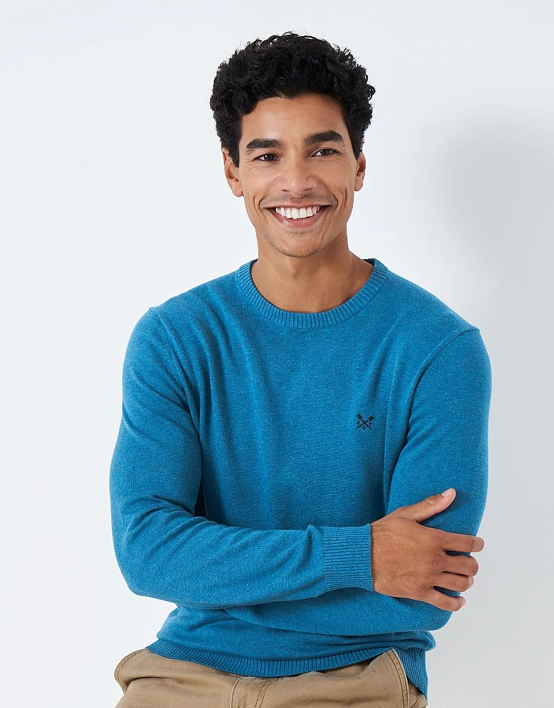 Organic Cotton Crew Neck Jumper 1 Organic Cotton Crew Neck Jumper