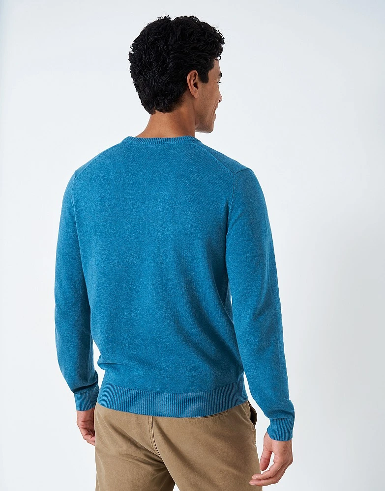Organic Cotton Crew Neck Jumper 2 Organic Cotton Crew Neck Jumper - Image 2
