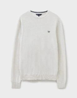 Organic Cotton Crew Neck Jumper 9 Organic Cotton Crew Neck Jumper -Crew Clothing MTC102 FLOWERMRL 6