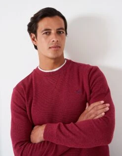 French Rib Crew Neck Sweatshirt -Crew Clothing MTD005 CORDMRL 3