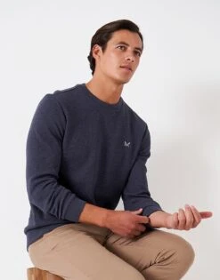 French Rib Crew Neck Sweatshirt