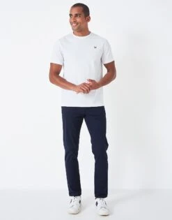 Navy Spencer Slim Fit 5 Pocket Trouser