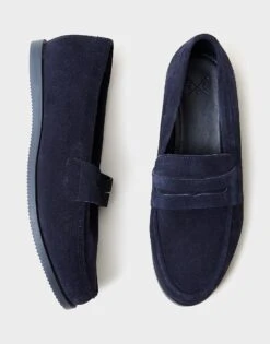 Theo Suede Loafer 5 Theo Suede Loafer -Crew Clothing MTR004 NAVY 2