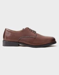 Noah Leather Derby Shoe -Crew Clothing MTR007 CHOCOLATE 2