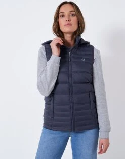 Quilted Lightweight Hooded Gilet