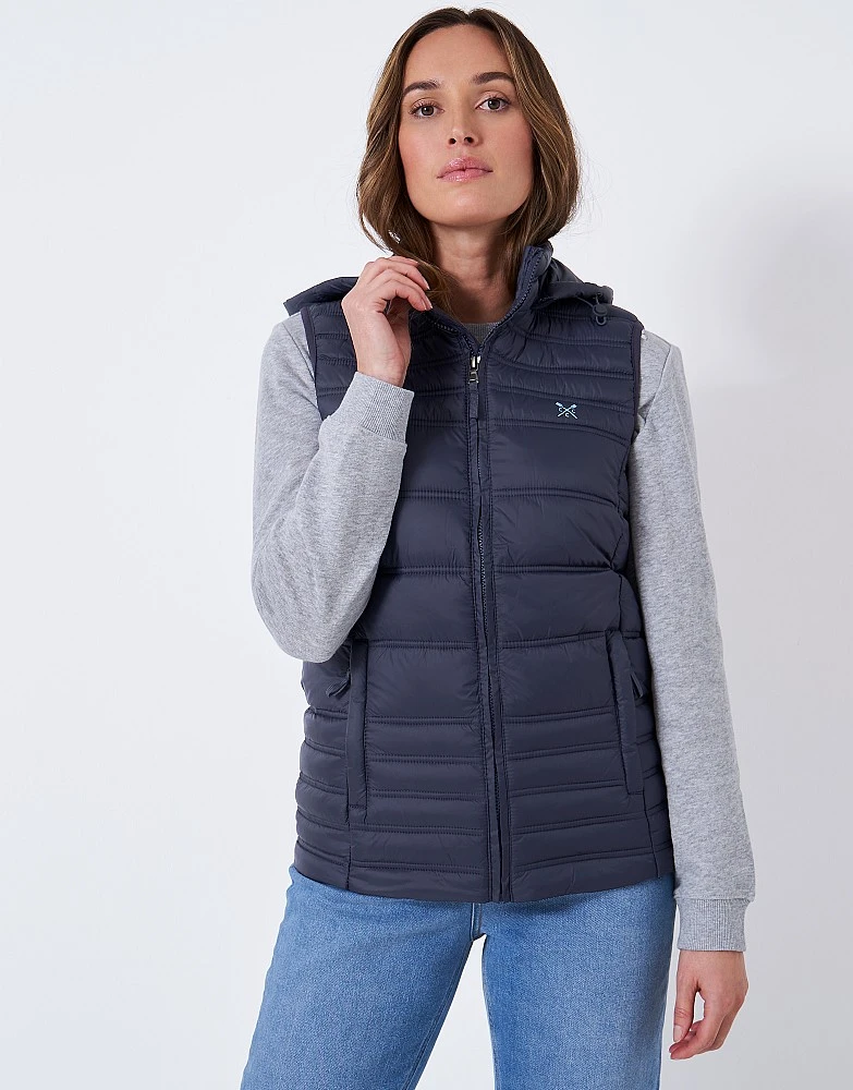 Quilted Lightweight Hooded Gilet 1 Quilted Lightweight Hooded Gilet