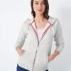 Heritage Zip Through Hoodie - Grey