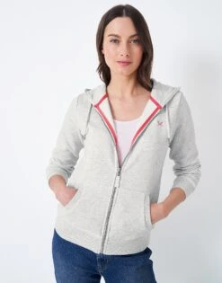 Heritage Zip Through Hoodie - Grey