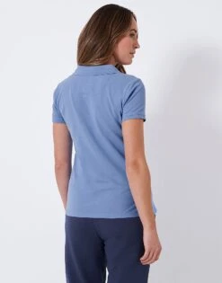 Classic Polo Shirt 8 Classic Polo Shirt -Crew Clothing WOE006 CORNFLWR 2