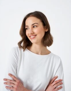 Jemma Boat Neck Top -Crew Clothing WOE017 WHITE 3