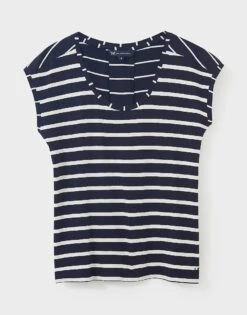 Ruby Top -Crew Clothing WOE059 NAVYWHITE 3