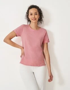 Perfect Crew Slub T-Shirt - Pink