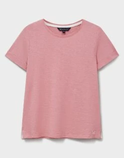 Perfect Crew Slub T-Shirt - Pink -Crew Clothing WOE300 PINK 6