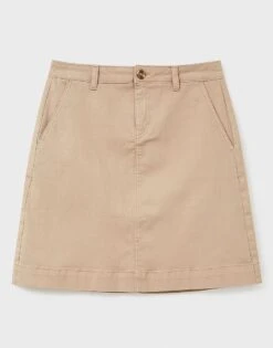 Chino Skirt 7 Chino Skirt -Crew Clothing WOI019 STONE 3