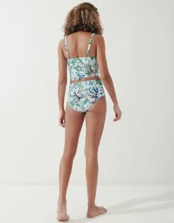 High Waisted Palm Print Briefs 6 High Waisted Palm Print Briefs -Crew Clothing WOM001 PALMPRINT 2