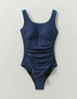 Ruched Swimsuit -Crew Clothing WOM012 NAVY 3