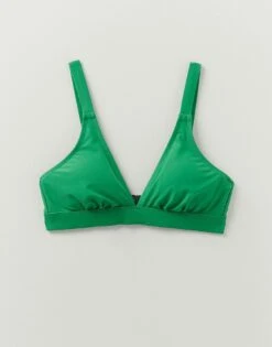 Plunge Bikini Top 7 Plunge Bikini Top -Crew Clothing WOM015 GREEN 3