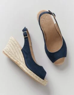 Peep Toe Slingback Espadrille