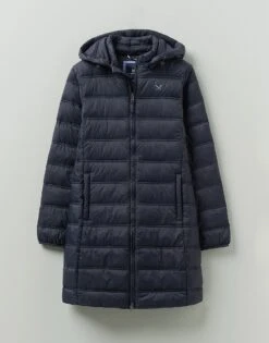 Lightweight Padded Coat 7 Lightweight Padded Coat -Crew Clothing WPA021 DKNAVY 3