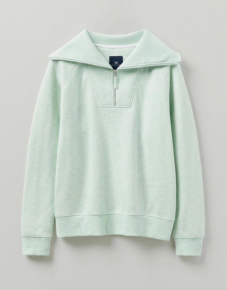 Kayla Zip Neck Sweatshirt 4 Kayla Zip Neck Sweatshirt - Image 4