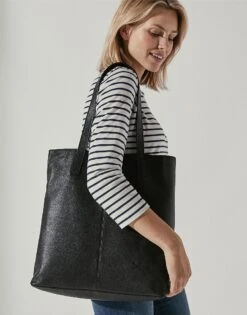 Lily Leather Tote Bag