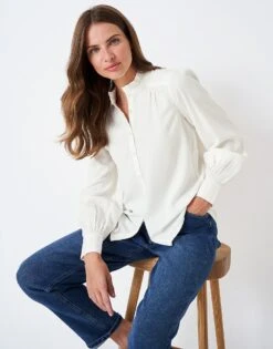 Sea Dobby Spot Blouse