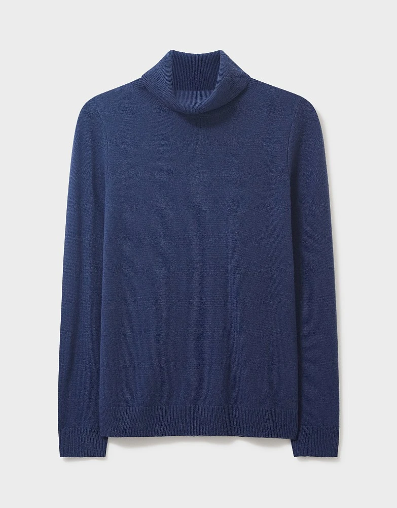 Libby Merino Cashmere Roll Neck Jumper 5 Libby Merino Cashmere Roll Neck Jumper - Image 5